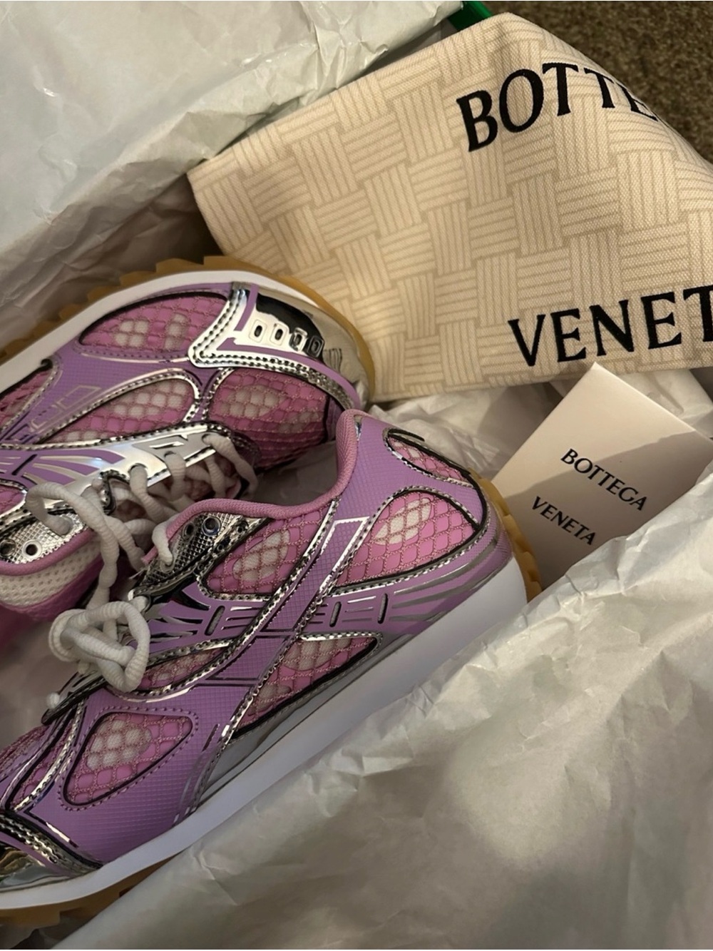 Bottega Veneta Pink Orbit Sneaker